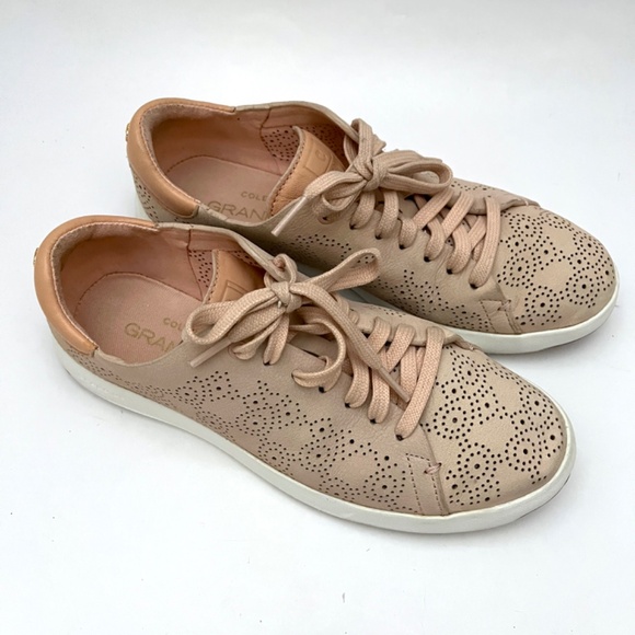 Cole Haan Grand Pro Lightweight Perforated Sneaker Shoes - Picture 2 of 14